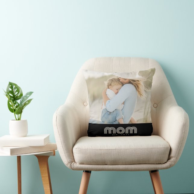Mama hat modernes Skriptfoto eingerichtet Kissen (Stuhl )