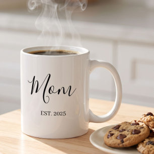 Mama hat neu gegründet Minimalist Geschenk für Mam Kaffeetasse