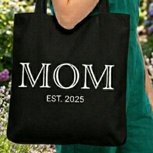 Mama hat neu Mama-Geschenk schwarze Tote-Tasche