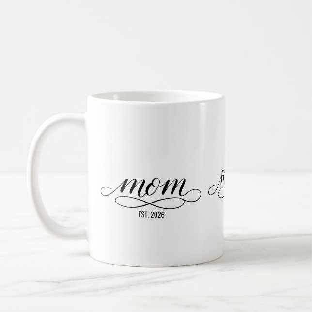 Mama hat neues Mama-Geschenk etabliert Kaffeetasse (Links)
