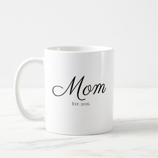 Mama hat neues Mama-Geschenk etabliert Kaffeetasse (Links)