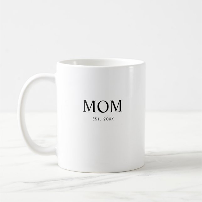 Mama hat neues Mama-Geschenk etabliert Kaffeetasse (Links)