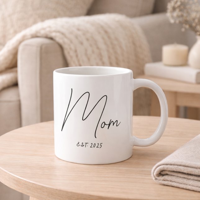 Mama hat neues Mama-Geschenk etabliert  Kaffeetasse (Von Creator hochgeladen)