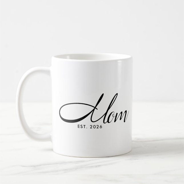 Mama hat neues Mama-Geschenk etabliert  Kaffeetasse (Links)