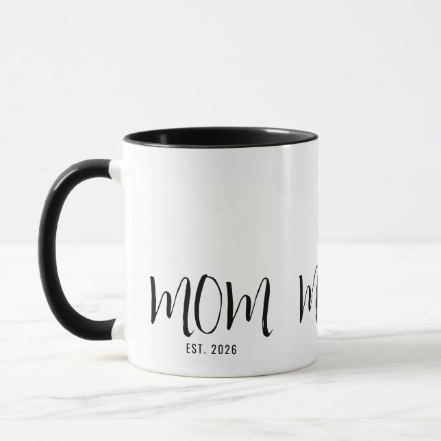 Mama hat neues Mama-Geschenk etabliert  Tasse (Links)