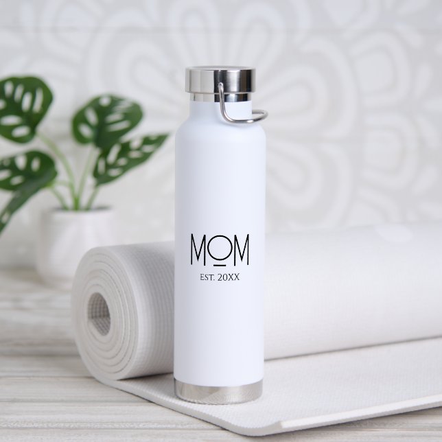 Mama hat neues Mama-Geschenk etabliert Trinkflasche (Yoga (gedreht))