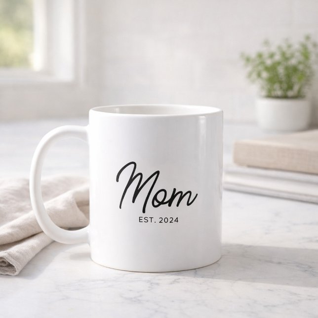 Mama hat neues Mama-Geschenk gegründet Kaffeetasse (Von Creator hochgeladen)