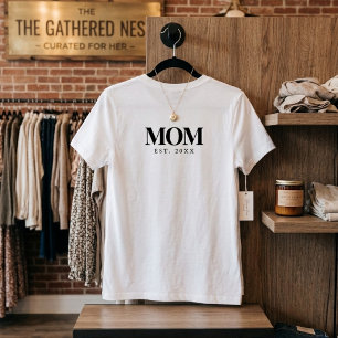 Mama hat neues Mama-Geschenk in schwarzer Typograf T-Shirt