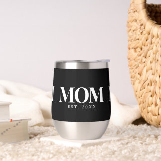 Mama hat neues Mama-Geschenk in weißer Typografie