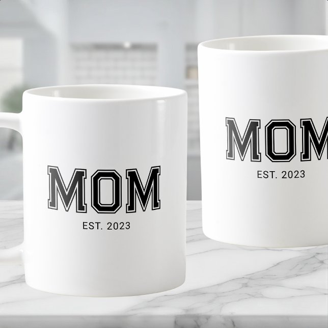 Mama hat neues Mama-Geschenk Kaffee etabliert Kaffeetasse (Von Creator hochgeladen)