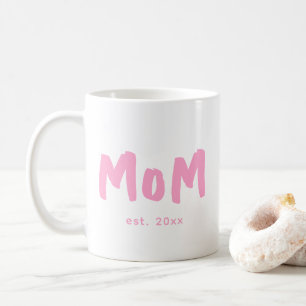 Mama hat rosa Typografie Neue Mutter eingerichtet Kaffeetasse