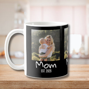Mama hat Schwarz Foto gegründet Kaffeetasse