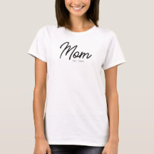 Mama hat Schwarz Schrift Minimalistisch Elegant ge
