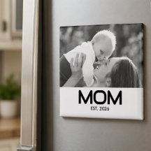 Mama hat Schwarz-Weiß-Foto-Geschenk etabliert 
