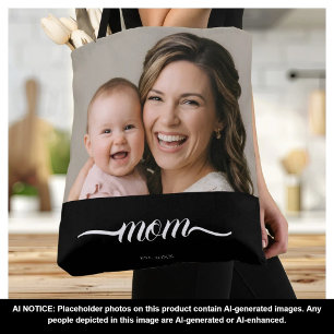 Mama hat schwarzes Foto-Custom-Jahr etabliert