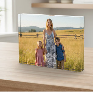 Mama hat Skript erstellt Fotoblock