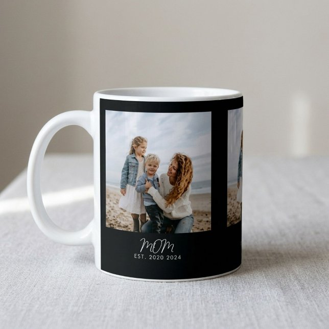 Mama hat Skript Schwarz 3 Foto Kaffee Kaffeetasse (Von Creator hochgeladen)