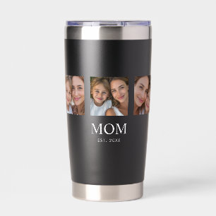 Mama hat Skript Schwarz 3 Foto Thermobecher