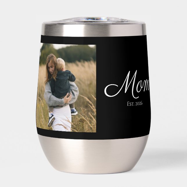 Mama hat Skript Schwarz Foto (Vorderseite)