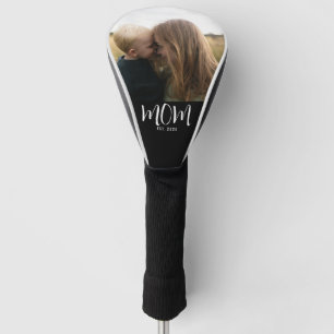 Mama hat Skript Schwarz Foto Golf Headcover