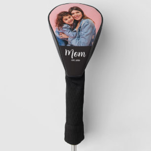 Mama hat Skript Schwarz Foto Golf Headcover