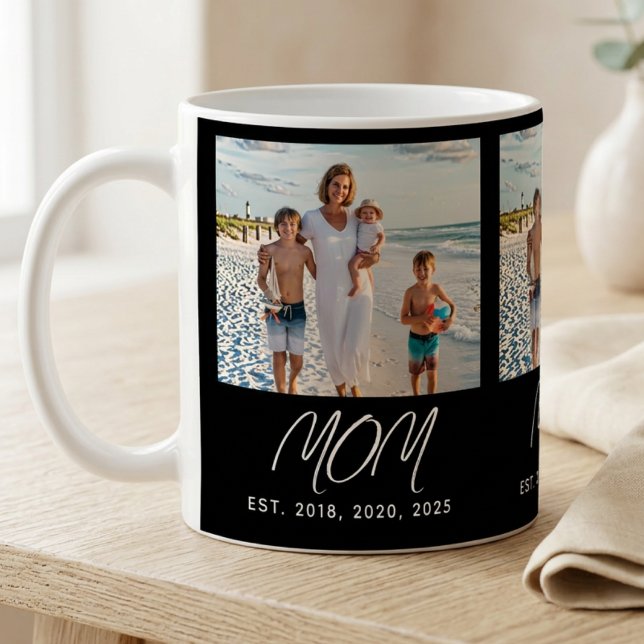 Mama hat Skript Schwarz Foto Kaffeetasse (Von Creator hochgeladen)