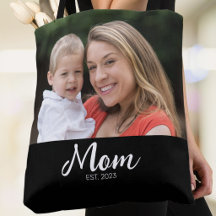 Mama hat Skript Schwarz Foto-Tasche