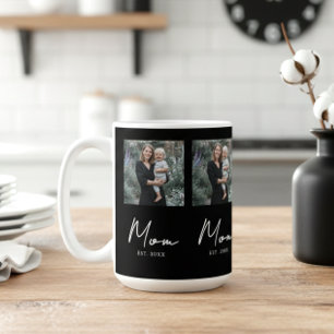Mama hat Skript Schwarz Wiederholungsfoto Kaffeetasse