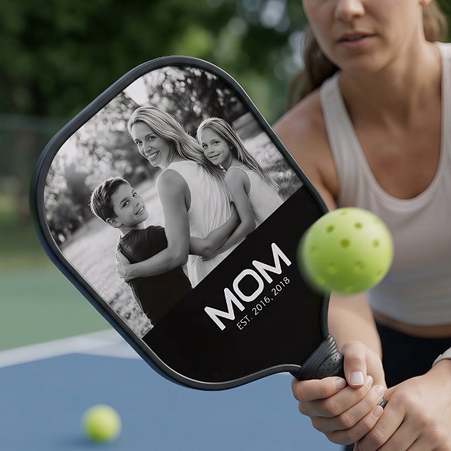 Mama hat Spaß an kühnen Fotos gemacht  Pickleball Schläger (Von Creator hochgeladen)