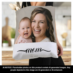 Mama hat weißes Foto individuell Jahr eingerichtet