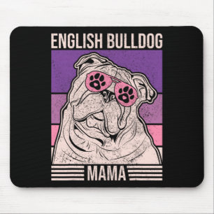 Mama Haustierbesitzerin Tierliebhaber-Outfit Engli Mousepad