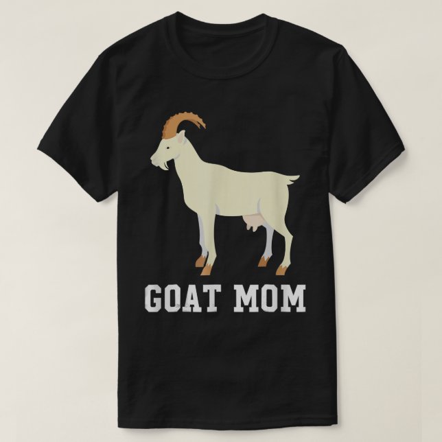 Mama Hausziege Muttertag  T-Shirt (Design vorne)