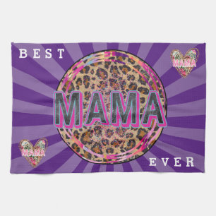 Mama Heart Customize Liebe Geschirrtuch