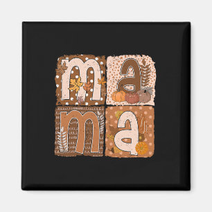 Mama Herbst Mutter Glücklicher Erntedank Magnet