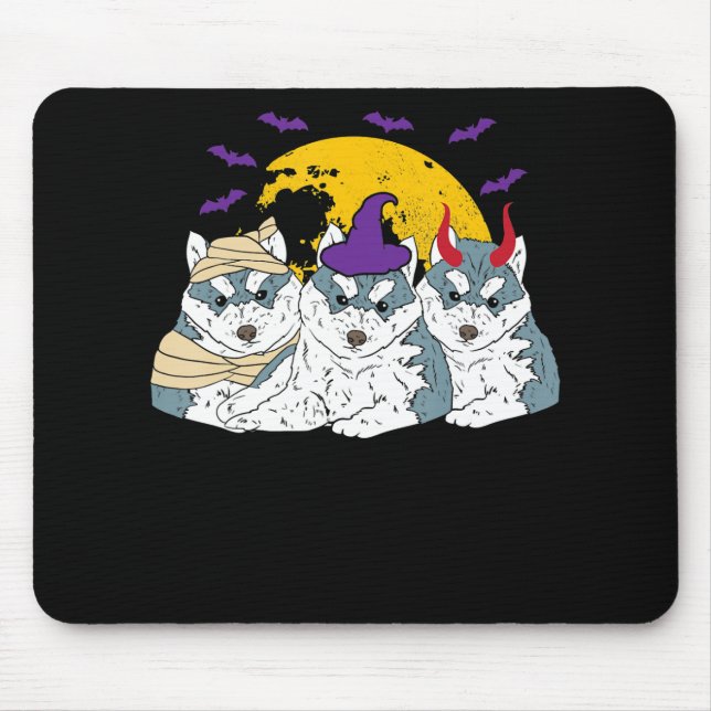 Mama-Hexenhund | Halbgeschenk Mousepad (Vorne)