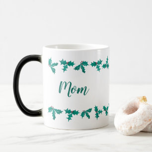Mama Holly Pattern Weihnachtscoffee Cup Verwandlungstasse