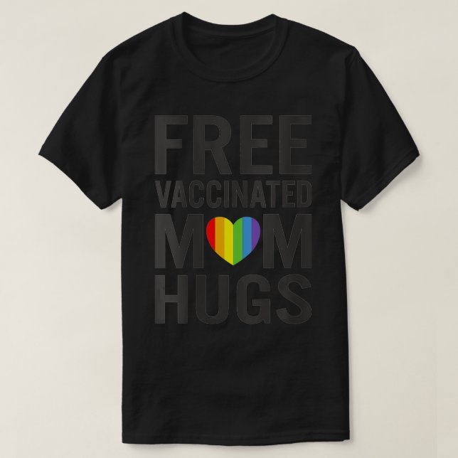 Mama-Hugs Gay Pride LGBTQ Proud Mama Vollständig T-Shirt (Design vorne)