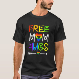 Mama Hugs Rainbow Herzblut Pride Monat 1 T-Shirt