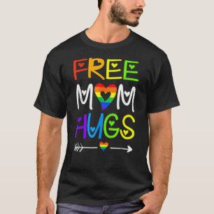 Mama Hugs Rainbow Herzblut Pride Monat 5 T-Shirt