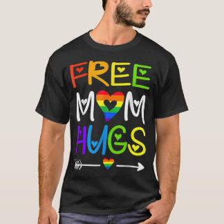 Mama Hugs Rainbow LGBT T-Shirt