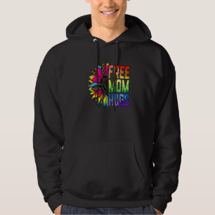 Mama Hugs Rainbow Sonnenblumen Gay Pride Lgbtq Ma Hoodie