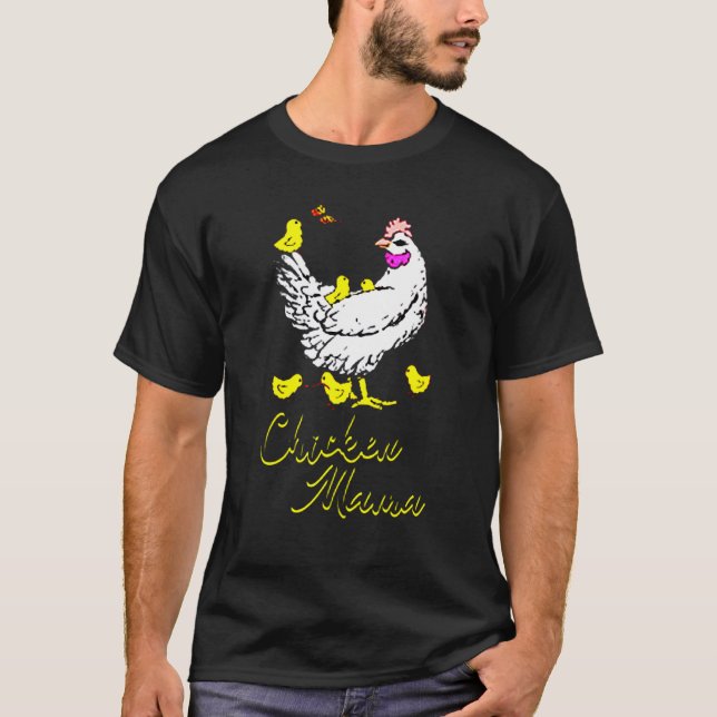 Mama Huhn Kleid für Mutter T-Shirt (Vorderseite)