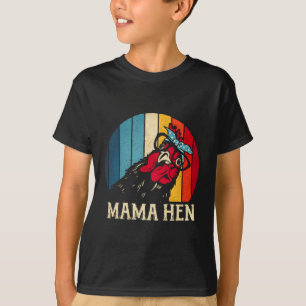 Mama Huhn Vintage Huhn Mutter Lustig Farmhaus Huhn T-Shirt