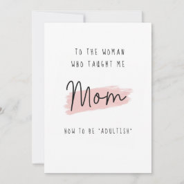 Mama Humorvolle Witze Zitat Funny Mother Day Card Einladung