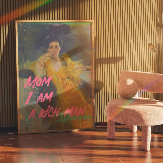 Mama I bin ein reicher Mann - Wall Art Poster - Ch (Von Creator hochgeladen)