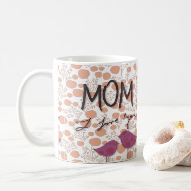 MAMA I LIEBE KAFFEETASSE (Mit Donut)