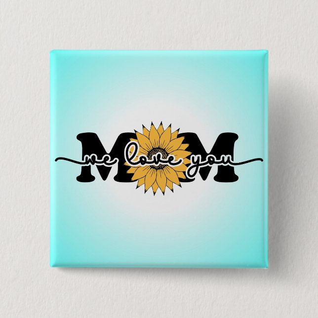 Mama I Liebe Muttertag-43250 Button (Vorderseite)