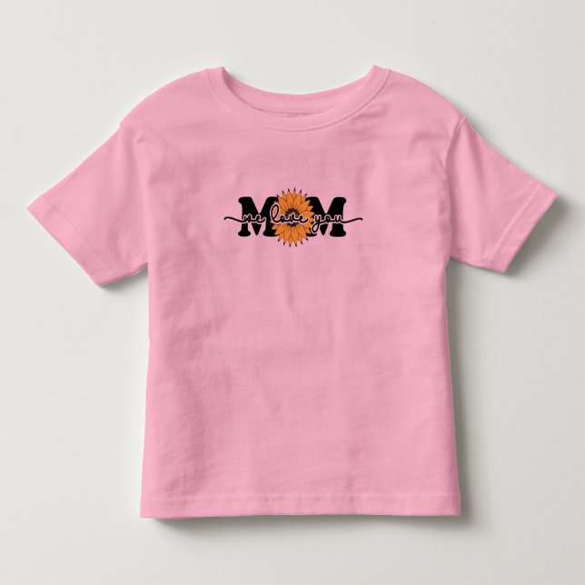 Mama I Liebe Sie - Muttertag Kleinkind T-shirt (Vorderseite)