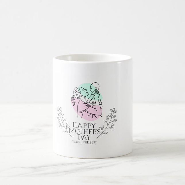 "Mama, ich feiere dich immer. Muglady" Kaffeetasse (Mittel)