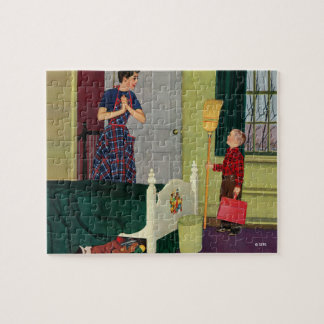 Mama, ich habe mein Zimmer aufgeräumt! Puzzle